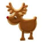 Rudolph het rendier koekjes uitsteker