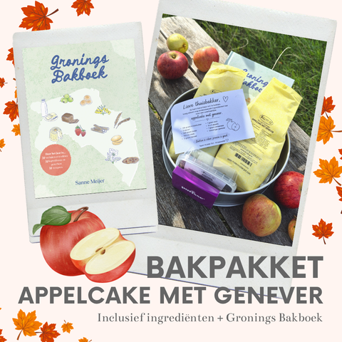 Bakpakket Herfst Appelcake met Genever Bakpakket Herfst Appelcake met Genever