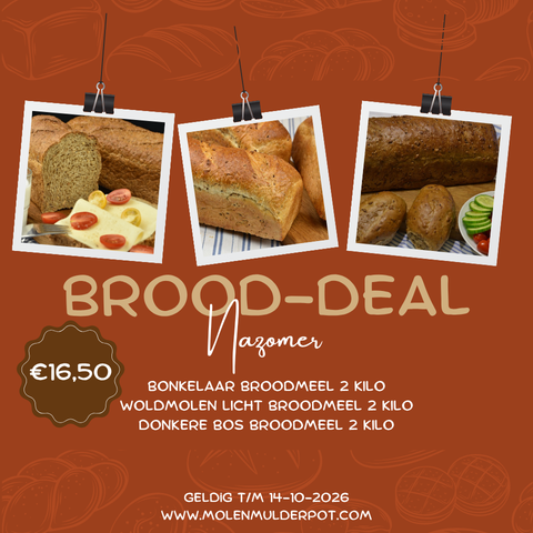 Brood-Deal Nazomer Brood-Deal Nazomer korting broodmeel