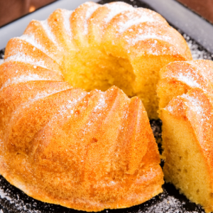Cake met vanille suiker