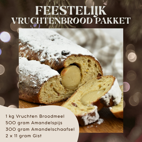 Feestelijk Vruchtenbrood Pakket Feestelijk Vruchtenbrood Pakket