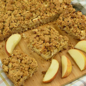 Haver plaat koek appel plaatkoek