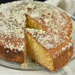 Honing-Kokoscake Recept