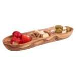 Olijfhout Bowls and dishes serveer bakjes