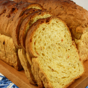 Kaas uien brood thuis bakken