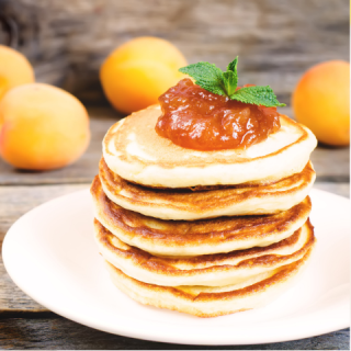 Pannenkoeken-met-abrikozen-Molen-Mulder-Pot-Kropswolde