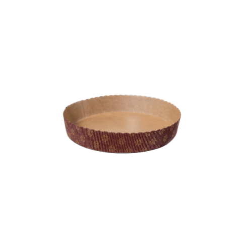 Papieren Bakvorm Plum Rond (set á 5 stuks) ø 18,5 cm