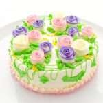 Spuitmondjes bloemen voor taart