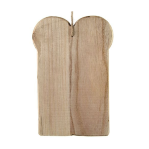 Houten broodplank boterham