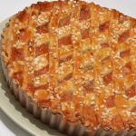 Rabarber-Aardbeienvlaai van Zeeuwse bloem