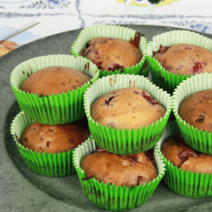 recept muffins met citroen en frambozen
